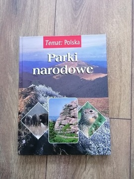 Książka, parki narodowe, twarda oprawa, nowa