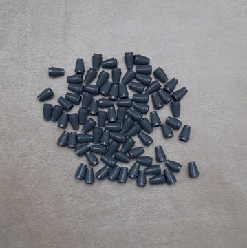 LEGO 4589B stożek 1x1 ciemny szary 25 szt