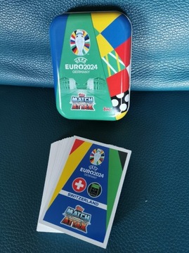 Euro 2024 mini puszka 30 kart w tym 5 błyszczących