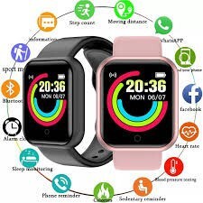 Smartwatch Y68 inteligentny zegarek menu j polski