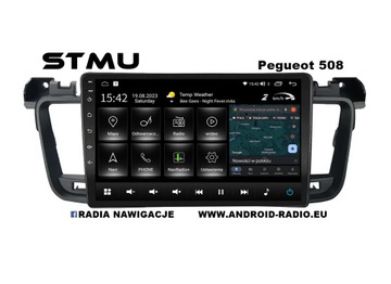 Radio android nawigacja 9.1" PEUGEOT 508 10-18