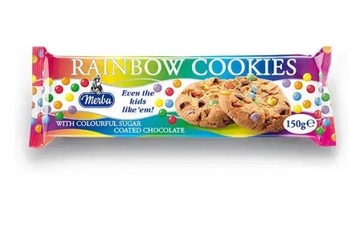 Merba Rainbow Cookies ciastka 150g