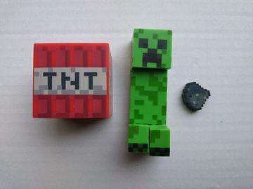 Minecraft Creeper figurki 3 sztuki seria 2