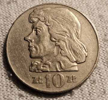 Moneta 10zl z roku 1970 T.Kosciuszko