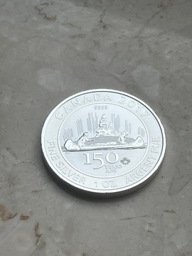 Moneta srebrna 150 lat Mennicy Kanadyjskiej 2017