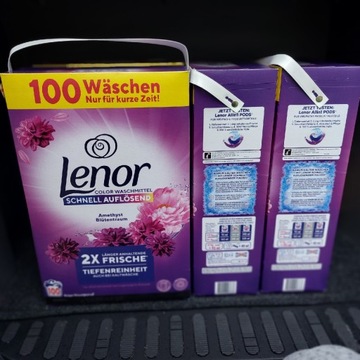 Niemiecki proszek Lenor 2w1 100 prań 6 kg