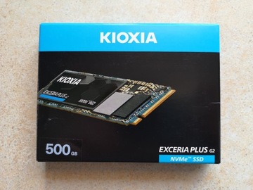 Dysk SSD Kioxia Exceria Plus G2 500GB M.2 PCIe nowy gwarancja