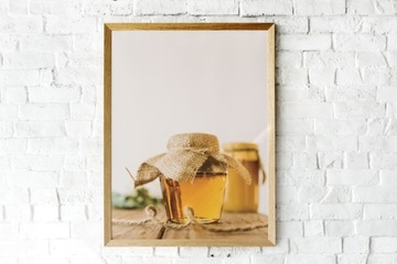 Plakat/Obraz A4 ozdobny do kuchni "honey"
