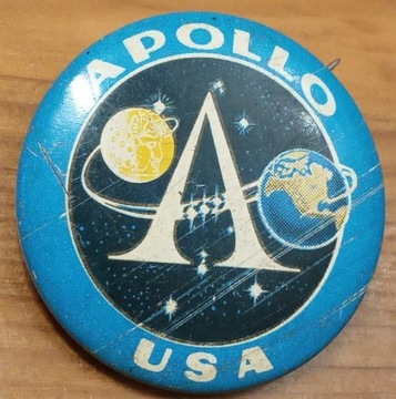 Apollo USA kosmos loty kosmiczne Burton odznaka