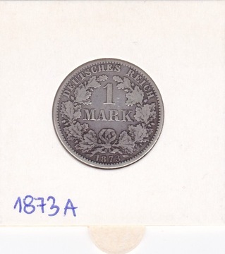 1 marka 1873 A cesarstwo niemieckie