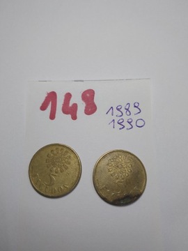 Moneta Portugalia 5 eskudo, 1989