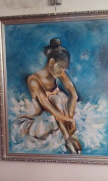 Obraz olejny "Baletnica"