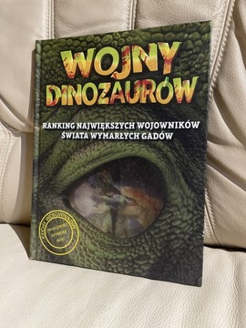 Książka o dinozaurach Wojny dinozaurów Dinozaury