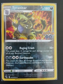 Pokemon Go - Tyranitar Reverse Holo