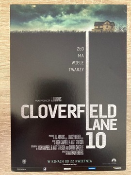 Cloverfield Lane 10 - ulotka z kina