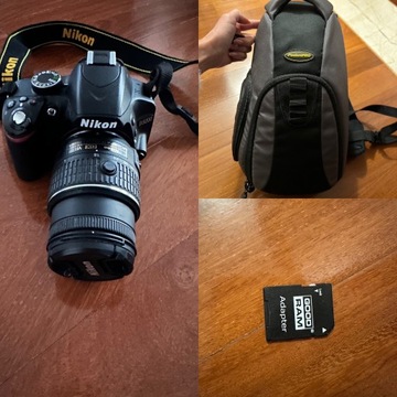 Nikon D3200 body + obiektyw 18-55VR II