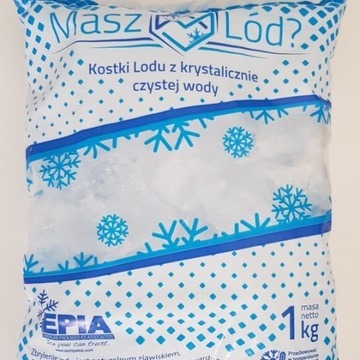 LÓD W KOSTKACH OPAKOWANIE 10x1kg