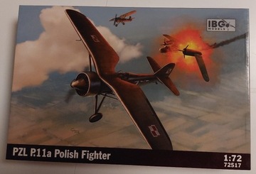 Model plastikowy IBG PZL P.11a 1:72 72517