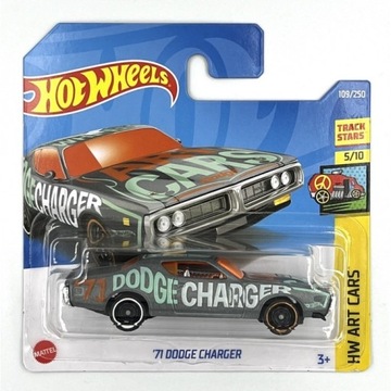 HOT WHEELS 71 Dodge Charger HW ART Cars 5/10 109