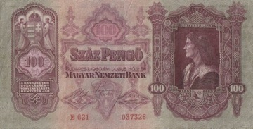 Węgry 100 pengo 1930 - E621