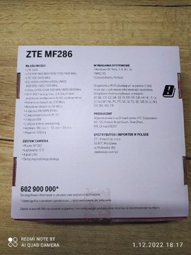 Router ZTE MF286