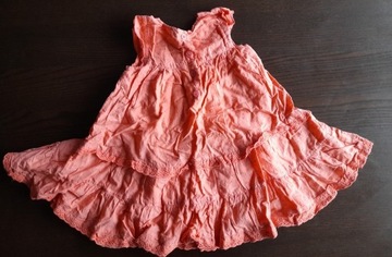 Sukienka dla dziecka w wieku 9-12 miesięcy/bawełna