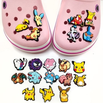 Przypinki do Crocs Pokémon zestaw 20 szt