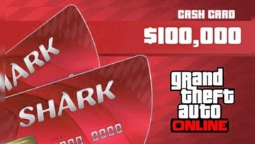 GTA Online: Red Shark Card Rockstar 100 000 KLUCZ