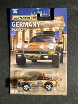 Porsche 911 Rally 1985 Matchbox 70 lat Germany
