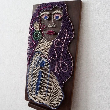 String art Etno kobieta Warka