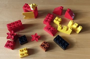 LEGO DUPLO zestaw mix nietypowe ptaszek drzwi