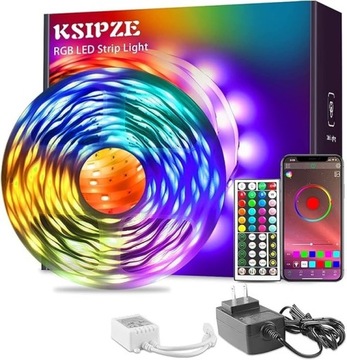 KSIPZE Taśma LED RGB o długości 20m