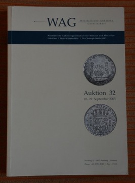 Katalog z aukcji 32 WAG z 19-22.09.2005