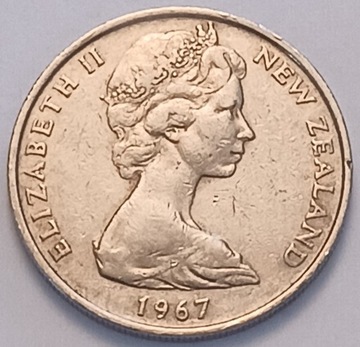 10 centów 1967r. Nowa Zelandia