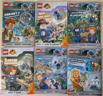 Kolekcja 2022 magazyn 6 SZT LEGO JURASSIC WORLD 