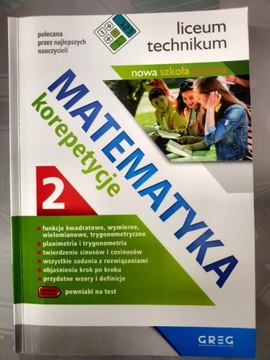 Matematyka 2. Korepetycje Nowa Szkoła Średnia