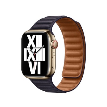 Skórzany pasek to Apple Watch 41mm M/L fioletowy