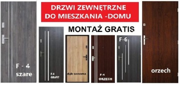 Drzwi-zewnętrzne-wejściowe do mieszkania z montaże