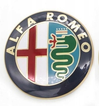 ZNACZEK LOGO EMBLEMAT 74mm ALFA ROMEO 147 156 159