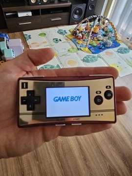 Gameboy Micro Komplet Mario Edition idealna