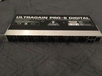 Behringer Ultragain Pro-8 ADA8000 Przedwzmak adat