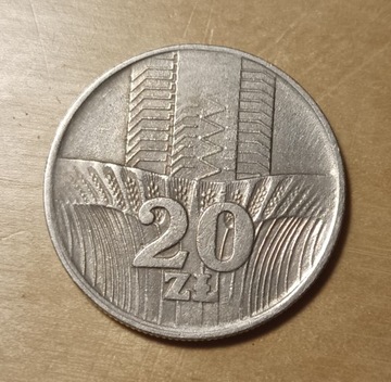 20 zł PRL 1974 Kłosy