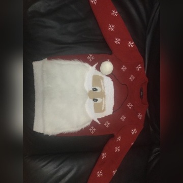 Świąteczny sweterek, Mikołaj , 5-6-7lat