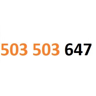 503 503 647 starter orange złoty numer gsm #L