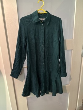 (118) Reserved sukienka zielona koszulowa 34 nowa