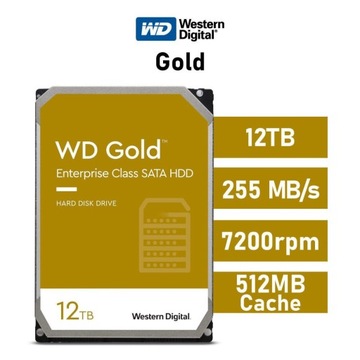 WD Gold 12TB. WD121KRYZ-01W0RB1