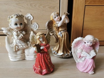 Kolekcja figurek aniołów