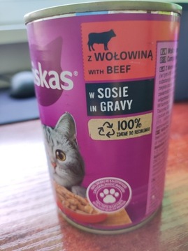 Mokra karma dla kota Whiskas wołowina 0.4 kg