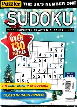 Puzzler Sudoku 80 str. łamigłówki dużo stron 