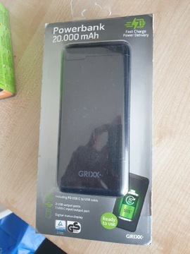 Power Bank 20000mah Grixx